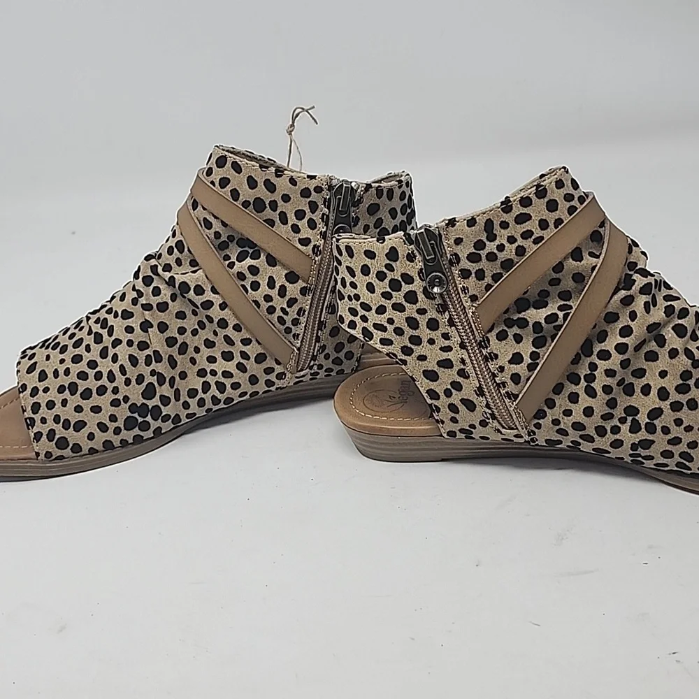 Blowfish Women's Tan and Black SANDALS BLU MOON ONE  Size 10 Left - Picture 6 of 6